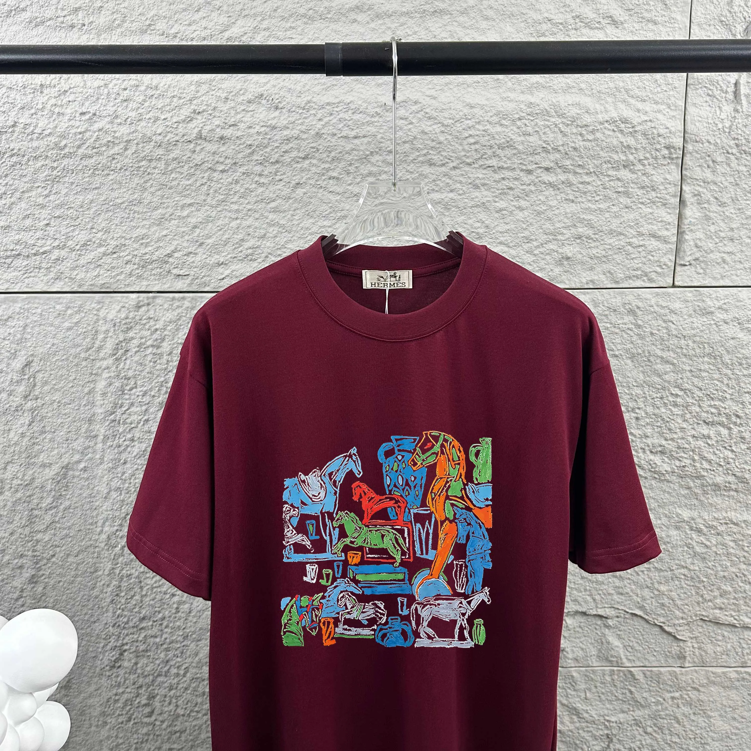 Herme* * 2026 New Arrival Classic T Same Style ：Black White Red Size： S （90-130 ） M （120-150 ） L （140-165 ） XL （160-180 ） XXL （180-210 ）